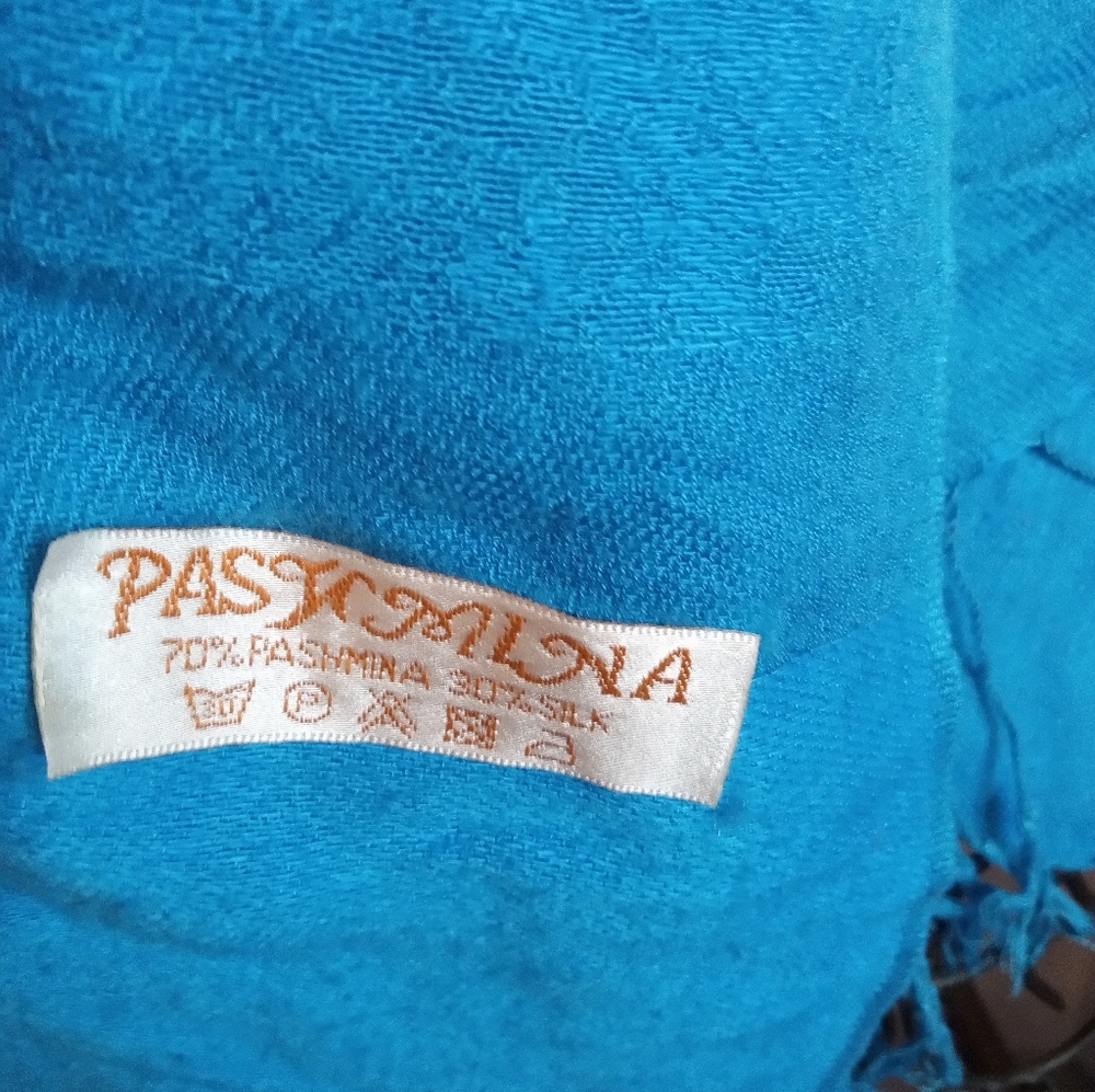 Pashmina Turquoise Scarf/Wrap